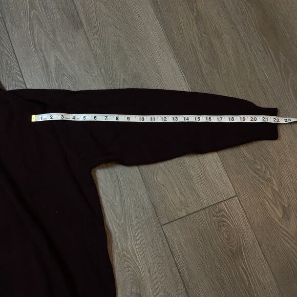 Vintage Tabi International Lambswool blend Brown Men sweater Button Up 1/4 Large - Picture 7 of 8